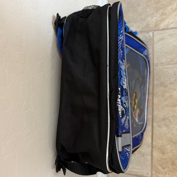 Batman Senior Backpack Full Size Kid Cartoon DC Character Blue Black Hologram - Picture 6 of 12